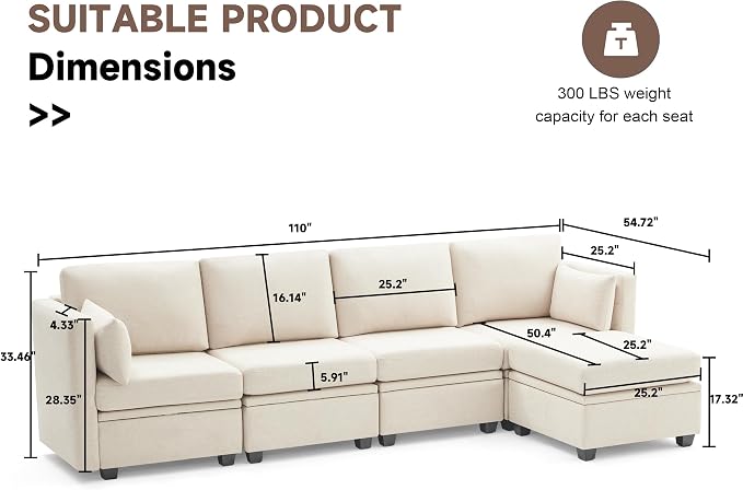 Weture Modular Sectional Sofa - Image 2