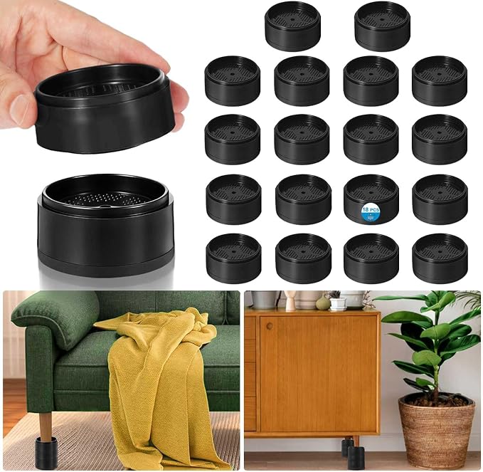 Bed Risers 1 inch, 2 inch, 3 inch, 4 inch Heavy Duty, Adjustable Furniture Riser - Image 7