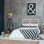 Mordern industrial tripod floor lamp - Image 3