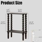 Veegle Narrow Side Table, Small End Table - Image 2