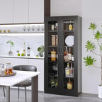 Display Cabinet with Glass Doors, Display Case Cabinet - Image 6