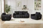 Antetek 35" Modern Accent Single Sofa Chair, Comfy Deep Seat Teddy Living Room - Image 7