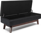 SIMPLIHOME Owen Rectangular Storage Ottoman - Image 4