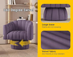 Dewhut Swivel Accent Chair, 360° Swivel Barrel Chair - Image 7