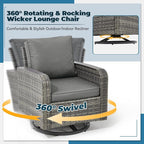5 Pieces Outdoor Furniture Set - Image 4