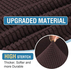 H.VERSAILTEX Sectional Couch Covers 6 Pieces Stretch Sofa Covers - Image 4
