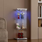 FANYUSHOW 3-Shelf Glass Display Cabinet - Image 5