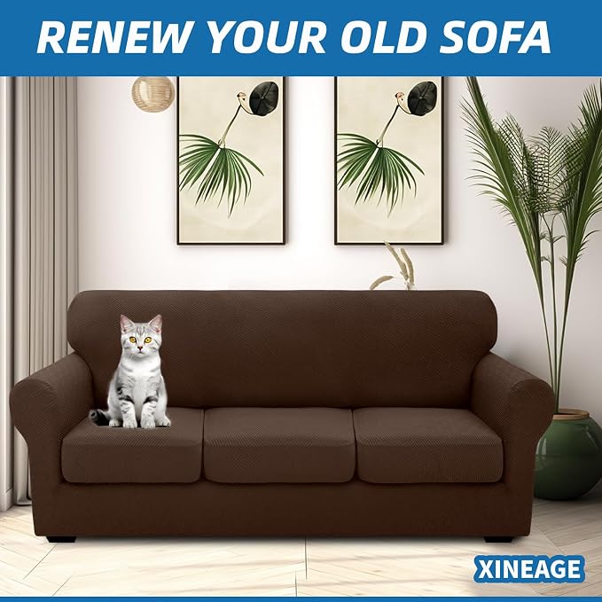 XINEAGE 2026 New 4 Pieces Couch Covers - Image 4