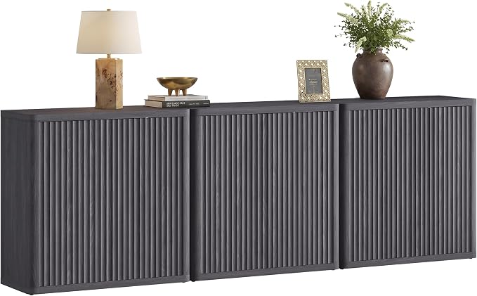SICOTAS Buffet Cabinet with Storage 103.8" Sideboard Accent Modern Credenza - Image 9