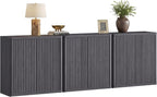 SICOTAS Buffet Cabinet with Storage 103.8" Sideboard Accent Modern Credenza - Image 9