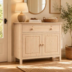 From the Tree Furniture 44" Wide Solid Pine Shaker Sideboard Buffet Cabinet — 2 by FromTheTreeFurniture