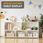 SpaceAid 5-Compartment Bookshelf, Montessori Bookcase - Image 5