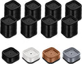 Furniture Risers Adjustable Bed Risers Heavy Duty Lifts Height 3", Square by EnjoyLifeEnjoyHappiness