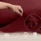 Arfntevss Sectional Recliner Couch Covers Velvet Washable Corner Sectional Sofa - Image 4