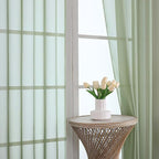 Sage Green Bedroom Curtains 2 Panel Sets 90 Inch Length, 59 Inch Extra Wide - Image 3