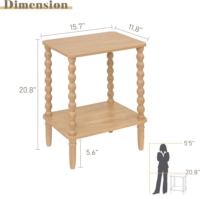 Fultyle Small End Table, Couch Side Table - Image 3