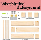 Fixwal Nursery Book Shelves, 23.6 Inch Floating Bookshelves - Image 7