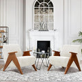 2 Pcs Home Accent Chair Mid Century Modern Accent Chair by Unknown