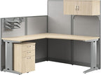 Bush Business Furniture 65-inch L Shaped Cubicle Desk by BushBusinessFurniture
