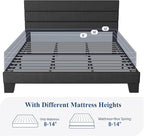 Allewie King Bed Frame Platform Bed - Image 7