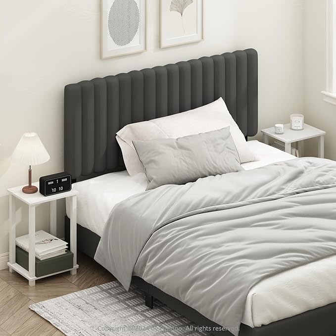 Furinno Simplistic Night Stand Set of 2, 2-Tier Small Nightstand - Image 3