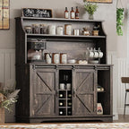 REVOMINCA 47 Inch Farmhouse Coffee Bar Cabinet by Revominca