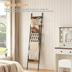 HOOBRO Blanket Ladder, 6-Tier Towel Rack - Image 5