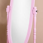 Roundhill Furniture Queen Anna Style Floor Cheval Mirror - Image 2