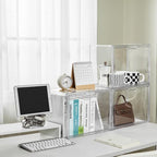 Clear Stackable Plastic Storage Bins - Image 6