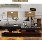 HedoAjim Black LED Coffee Table - Image 6