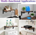 Wooden Folding Shelf Wall Mounted - Image 7