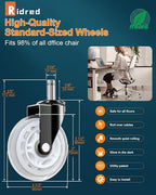 RidRed Gaming Chair Wheels - Image 6