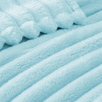 Exclusivo Mezcla Striped Twin Size Fleece Blanket - Image 4