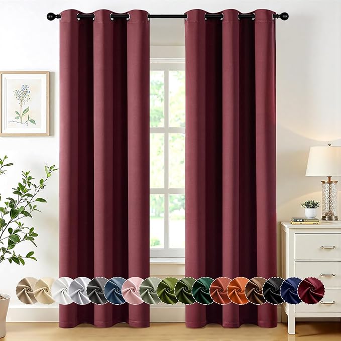 MIULEE Christmas Blackout Curtains by MIULEE