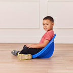 ECR4Kids Plastic Leaf Scoop Floor Rocker Seat, Classroom Furniture - Image 2