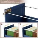 HIFIT 72'' Tall File Bookcase - Image 6