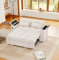 oaaktu 65''Convertible Sleeper Sofa Bed, 3-in-1 Pull Out Couch Bed by Unknown