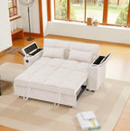 oaaktu 65''Convertible Sleeper Sofa Bed, 3-in-1 Pull Out Couch Bed by Unknown