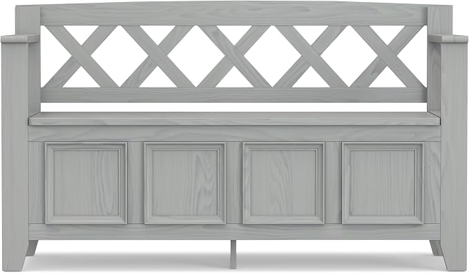 SIMPLIHOME Amherst Entryway Storage Bench - Image 6