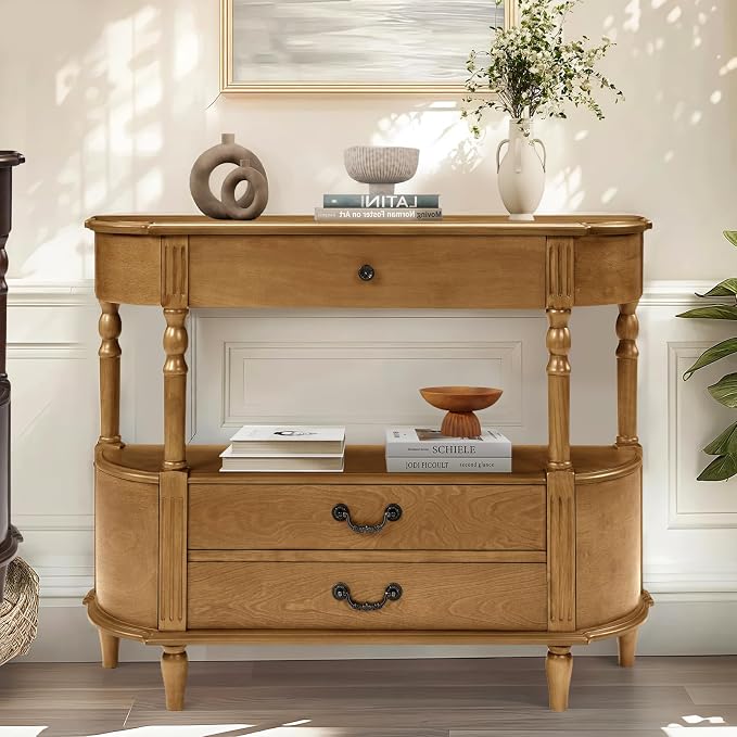 Retro Curved Console Table by HMFULE