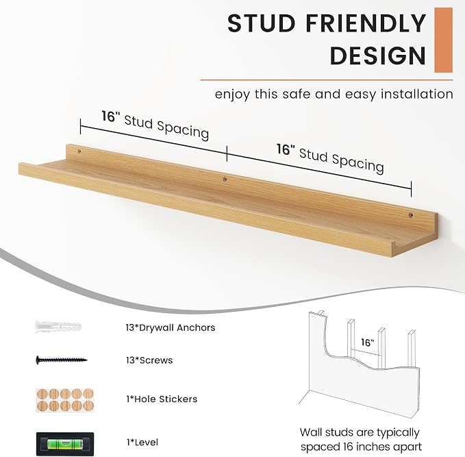 FLYJOE Floating Picture Ledge Shelves - Image 5