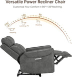 KISLOT Leather Recliner Chair for Adults Wall Hugger RV Recliner - Image 4