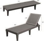 Devoko Outdoor Chaise Lounge Chair Set of 4 - Image 3