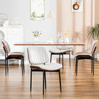 YaFiti Dining Chairs Set of 6, Dining Room and Kitchen Chairs, Mid Century - Image 8