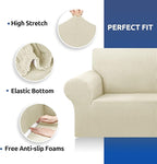 Stretch Oversized Couch Covers for Sofa Slipcover, Soft Jacquard Non-Slip - Image 3