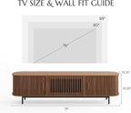 POVISON Fully-Assembled Mid Century Modern TV Stand - Image 8