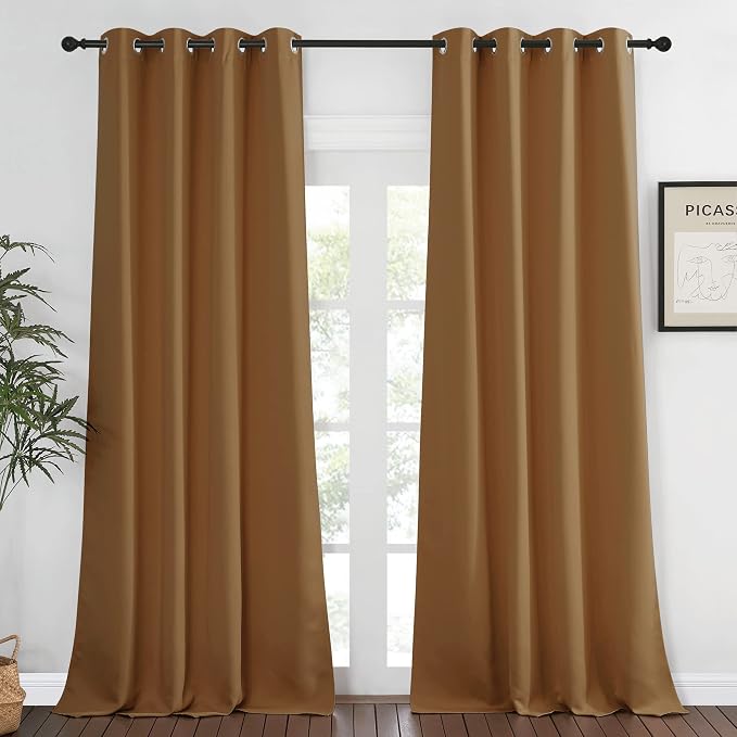 NICETOWN Blackout Curtain for Living Room 95 inch Length by NICETOWN