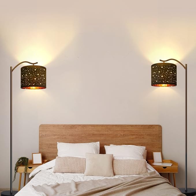 BoostArea Floor Lamp for Living Room, LED Arched Tall Modern Standing Lamp - Image 6