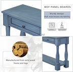 Knocbel 64 Inch Long Antique Entry Console Table - Image 5