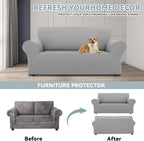LURKA Stretch Loveseat Sofa Slipcovers 1 Piece Couch Covers - Image 3